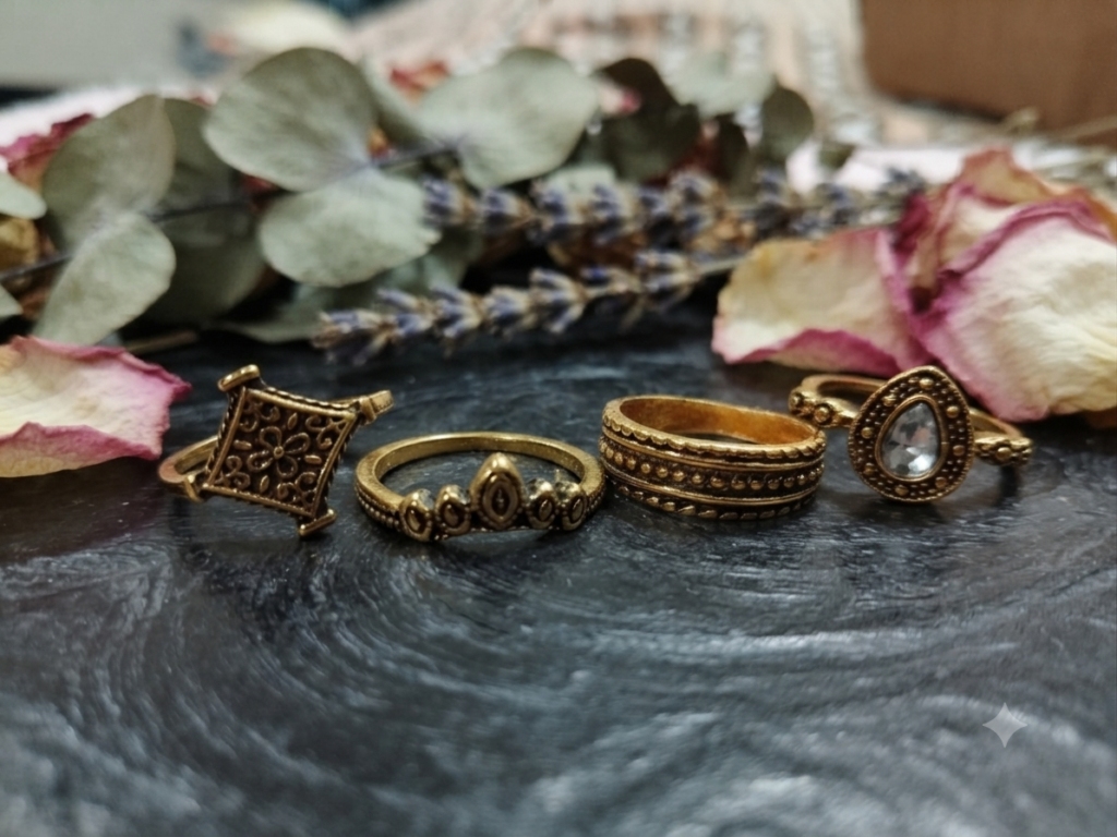 Bohemian Stackable Ring Ensemble