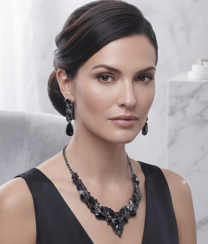 Midnight Noir Statement Set - Image 3